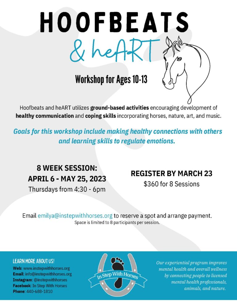 Hoofbeats and Heart A workshop for ages 10-13